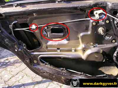 garniture porte arriere E36 08